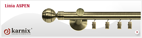 Aspen single curtain rods