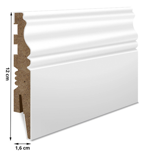 listwa przypodłogowa MDF wymiary