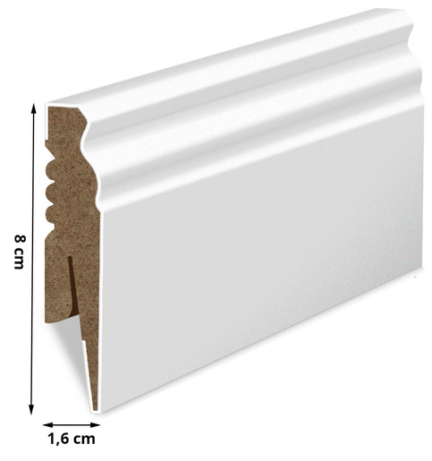 listwa przypodłogowa MDF wymiary