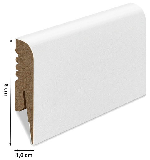 listwa przypodłogowa MDF wymiary