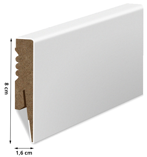 listwa przypodłogowa MDF wymiary