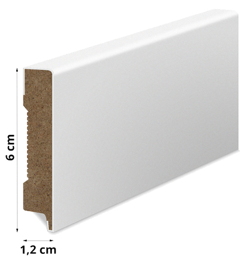 listwa przypodłogowa MDF wymiary
