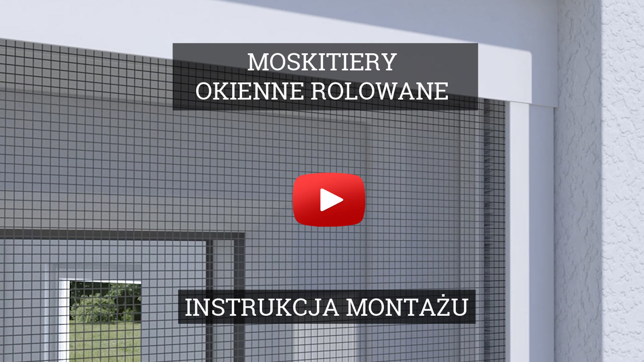 Montaż moskitier rolowanych okiennych