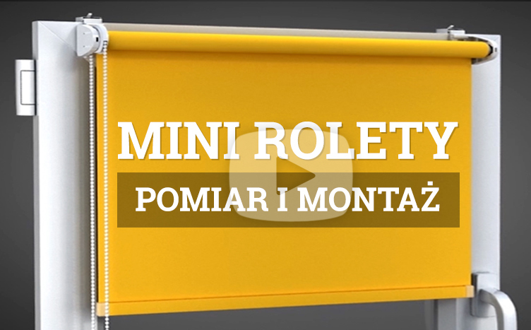 Montaż Mini Rolety Stella