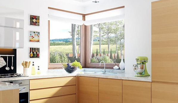 Osłona okienna na narożne okna kuchenne - jakie rozwiązanie wybrać?