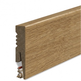 Listwa przypodłogowa MDF Gładka 8 cm - kolor Dąb Nordic