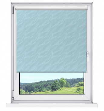 Roleta w kasecie żakardowa aqua Light Blue