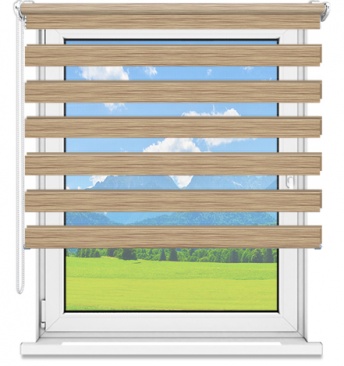 Roleta Wolnowisząca Dzień Noc NATURE Latte