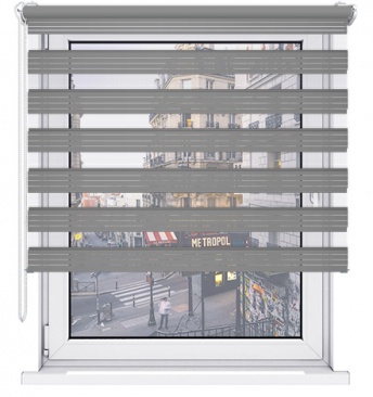 Ekskluzywna Roleta Wolnowisząca Dzień Noc EXCLUSIVE Gris