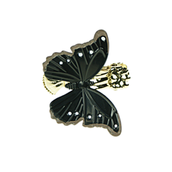 ***MOTYL CZARNY  Klamerka Ozdobna