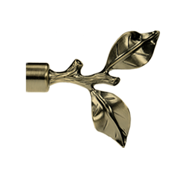 ***Zakończenia GAŁĄZKA 16mm antyk mosiądz - 2szt.