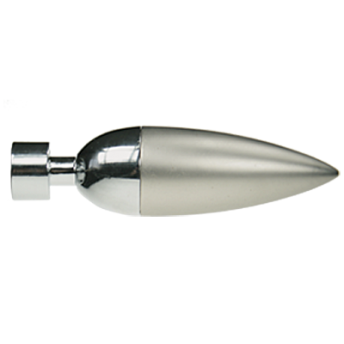 ***Zakończenia KAZUR 16mm chrom mat- 2szt.