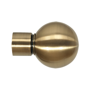 ***Zakończenia KULA 25mm antyk mosiądz - 2szt.