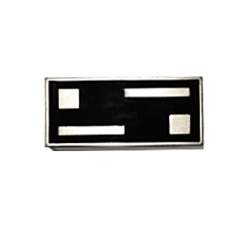 ***Zakończenia ASTER 31x13mm chrom mat - 2szt.