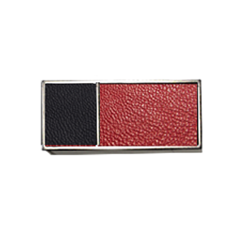 ***Zakończenia CROCO R/B 31x13mm chrom mat - 2szt.