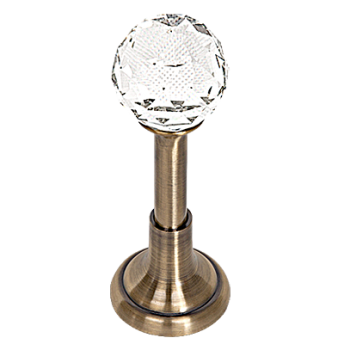 ***Rozeta Beluna Crystal antyk mosiądz - 1szt.