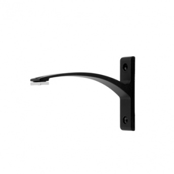 ***Wspornik Aspen Moderno 20mm pojedynczy krótki Czarny Mat - 1szt.