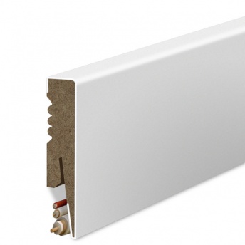 ***Listwa Przypodłogowa MDF Gładka 8cm - Biała