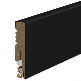 ***Listwa Przypodłogowa MDF Gładka 10cm - Czarna