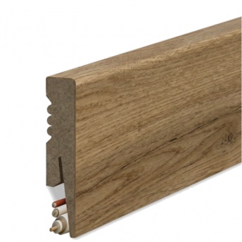 Listwa Przypodłogowa MDF Gładka 8cm - Dąb Loft