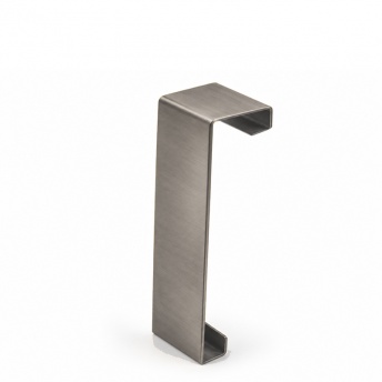***Łącznik Środkowy do Listwy ze Stali Nierdzewnej 8cm - Antracyt