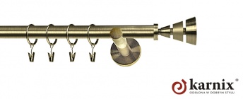 Karnisz nowoczesny NEO 16mm Imperia antyk mosiądz