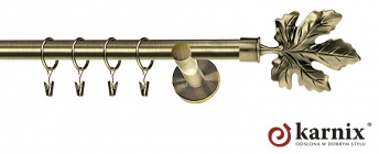 Karnisz nowoczesny NEO 16mm Klon antyk mosiądz