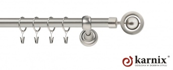 Karnisze Metalowe Rzymskie 19mm Alpi chrom mat