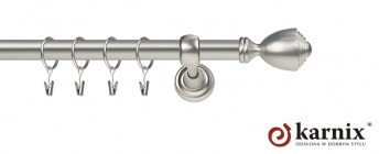 Karnisze Metalowe Rzymskie 19mm Avanti chrom mat