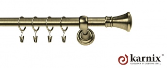 Karnisze Metalowe Rzymskie 19mm Liberty antyk mosiądz