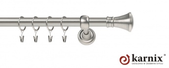 Karnisze Metalowe Rzymskie 19mm Liberty chrom mat