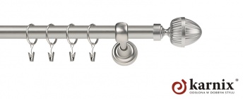 Karnisze Metalowe Rzymskie 19mm Milano chrom mat