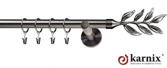 Karnisze nowoczesne NEO na wymiar 19mm Aldis antracyt