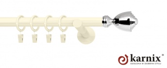 Karnisze nowoczesne NEO na wymiar 19mm Avanti ivory (kość słoniowa)