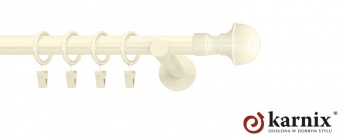 Karnisze nowoczesne NEO na wymiar 19mm Bella ivory (kość słoniowa)