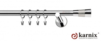 Karnisze nowoczesne NEO na wymiar 19mm Doris INOX