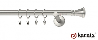 Karnisze nowoczesne NEO na wymiar 19mm Liberty chrom mat