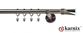 Karnisze nowoczesne NEO na wymiar 19mm Loca antracyt