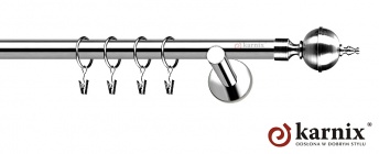 Karnisze nowoczesne NEO na wymiar 19mm Roxy INOX