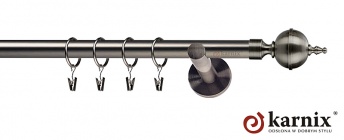 Karnisze nowoczesne NEO na wymiar 19mm Roxy antracyt