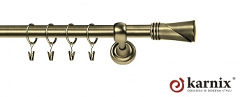 Karnisze Metalowe Rzymskie 25mm Loca antyk mosiądz