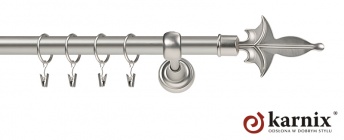 Karnisze Metalowe Rzymskie 25mm Miecz chrom mat