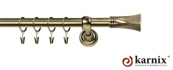 Karnisze Metalowe Rzymskie 25mm Porto antyk mosiądz