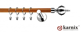 Karnisze Nowoczesne NEO Prestige 19mm Roxy INOX - calvados