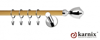 Karnisze Nowoczesne NEO Prestige 19mm Avanti INOX - pinia