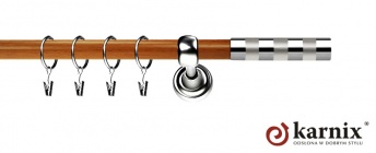 Karnisz Metalowy Prestige 19mm Etiuda INOX - calvados