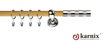 Karnisz Metalowy Prestige 19mm Etiuda INOX - pinia