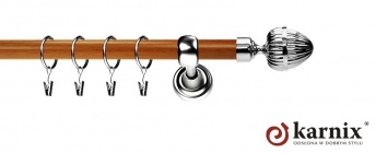 Karnisz Metalowy Prestige 19mm Milano INOX - calvados