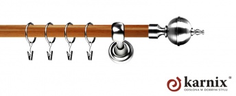 Karnisz Metalowy Prestige 19mm Roxy INOX - calvados