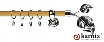 Karnisz Metalowy Prestige 19mm Sorento INOX - pinia